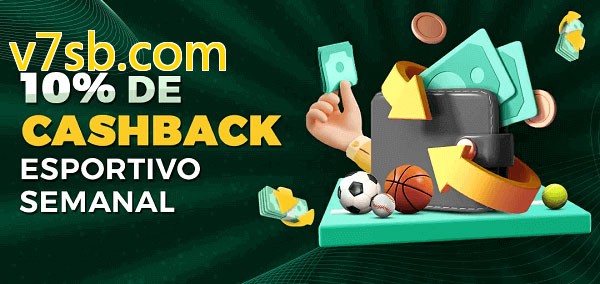 10% de bônus de cashback na v7sb.com